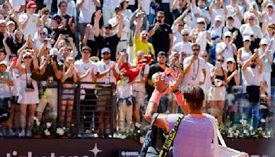 Roma se despidió de Rafa Nadal con emotiva ovación en el Masters 1000: video