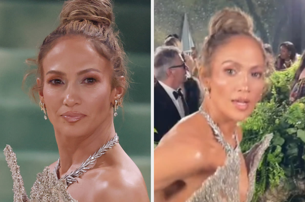 Jennifer Lopez's Blunt Reaction To A Question About Her Met Gala Dress Has Sparked A Lotttttttt Of Opinions