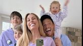 Stacey Solomon jokes her family feels like the Brady Bunch in new photo