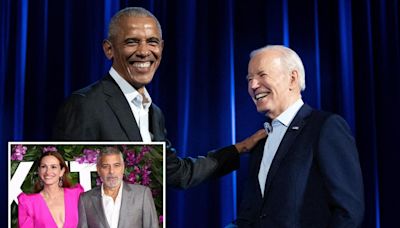 Biden to hold star-studded fundraiser featuring George Clooney, Julia Roberts, Obama