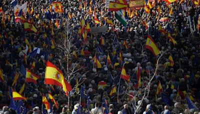 El PP sale de nuevo a la calle en Madrid en protesta contra Sánchez, en directo