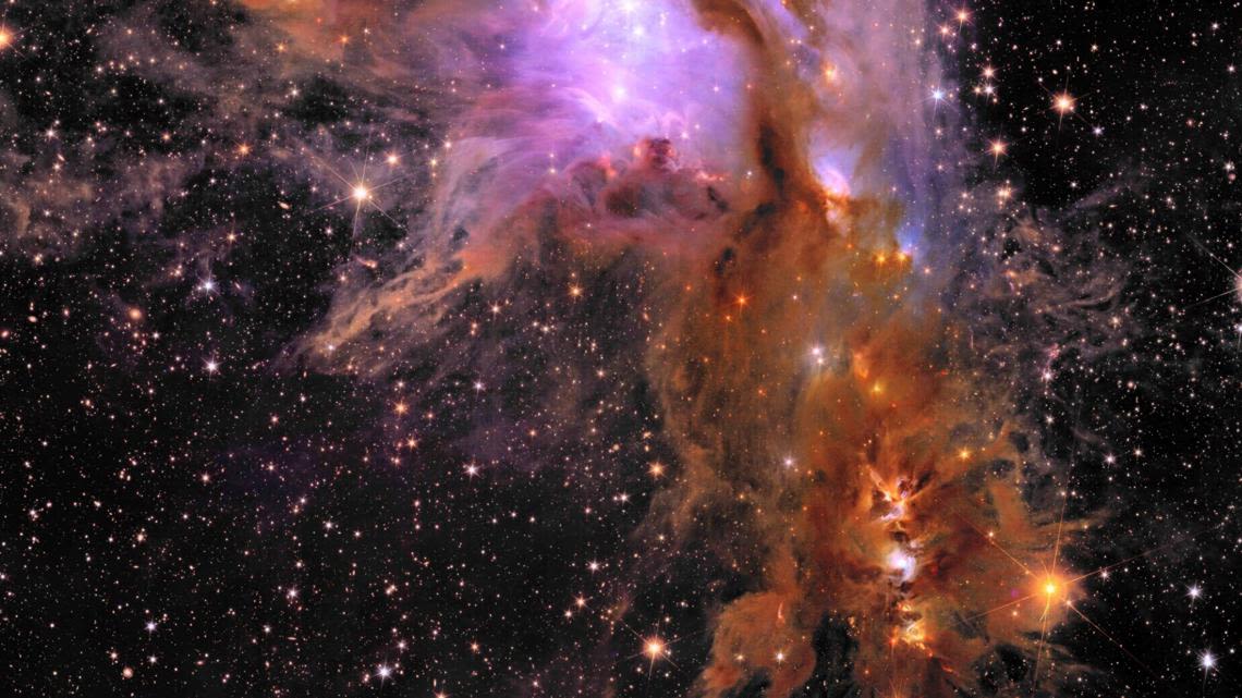 Massive cradle of baby stars revealed in new space telescope images