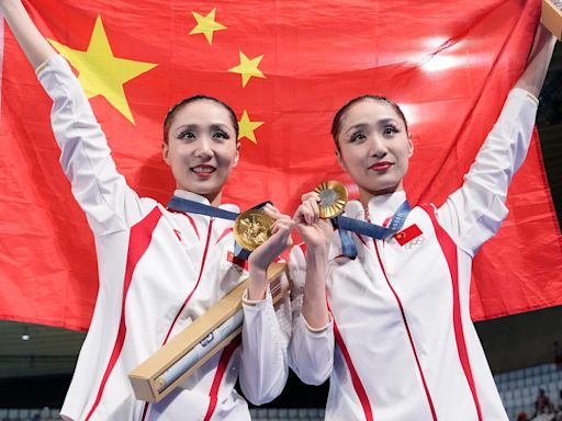 China claims another gold in artistic swimming, caps perfect two weeks at Olympic Aquatics Centre