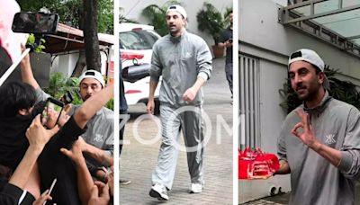 Ranbir Kapoor Birthday: RK Cuts Cake With Paps, Patiently Poses And Chats With Shutterbugs. WATCH