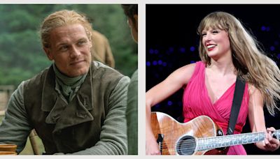 Outlander's Sam Heughan Jokes That Taylor Swift Should Leave Travis Kelce for Jamie Fraser