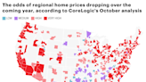 Updated: Odds of falling home prices in your local housing market, as told by one interactive map