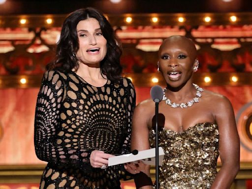 Idina Menzel And Cynthia Erivo Unite To Present At Tony Awards 2024