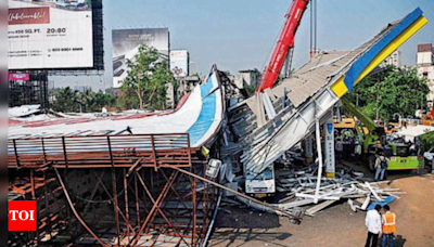 'Ghatkopar hoarding crash was act of God': Bombay high court asks state to reply | Mumbai News - Times of India