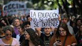 Large crowds march against Argentina public university cuts