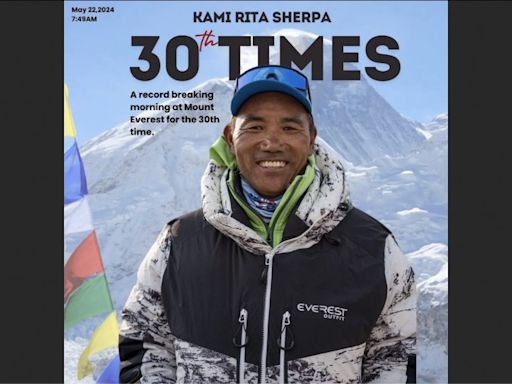 他登頂聖母峰30次！月初剛締造世界紀錄，雪巴登山家今自己刷新數據-風傳媒