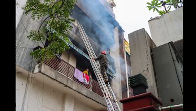 16-year-old rescued from balcony in major fire at East of Kailash