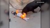Vídeo | Escalofriante cogida en Pujol durante los 'bous al carrer'