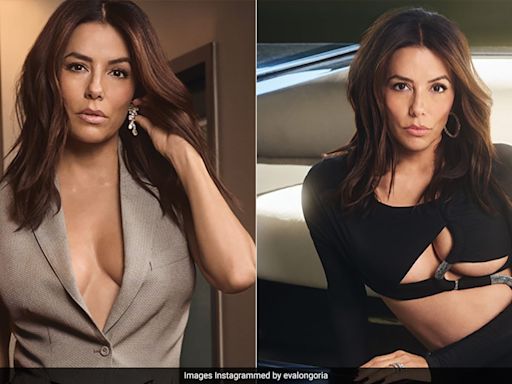 From Cutout Dresses To Printed Pantsuits, Eva Longoria Brings The Heat In Her Latest Photoshoot