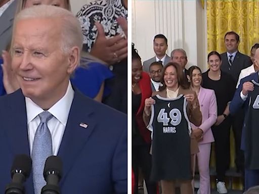 Joe Biden Flubs Aces Championship Speech, Calls Candace Parker Greatest 'Coach'