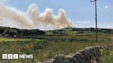 Firefighters tackle Meltham moorland blaze