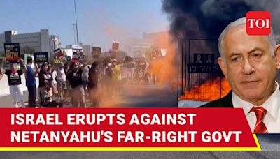 'Netanyahu Must Go': Big Rebellion Against Bibi; Israelis Block Highways, Resort To Arson | Watch | International - ...