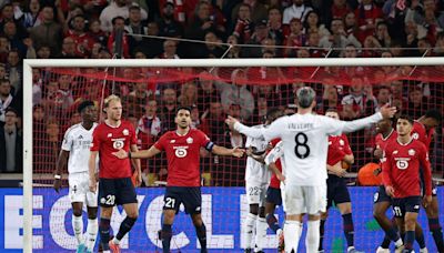 Lille de Francia da el gran golpe y vence al campeón Real Madrid en la Champions League - La Tercera