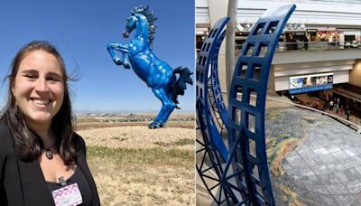 I got a behind-the-scenes tour of the conspiracy theory-filled Denver Airport to see its 'secret' tunnels and 'cursed' horse