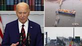 Biden claims he commuted over collapsed Baltimore Key Bridge by train ‘many times’ – but it doesn’t have any rail lines