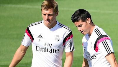 James Rodríguez reaccionó con nostálgico mensaje al sorpresivo retiro de Toni Kroos