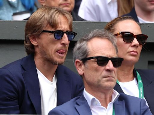 Modric, invitado de honor de Alcaraz entre los VIP de la semifinal de Wimbledon