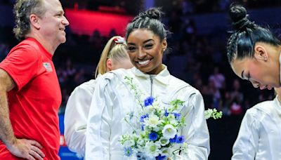 Simone Biles, 27, laughs off 'grandma' Team USA tag before Olympics