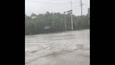 China: Man Enjoys Diving Amid Flooding In Nanning, Guangxi