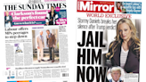 Newspaper headlines: 'Labour offers MPs peerages' and 'Jail Trump now'