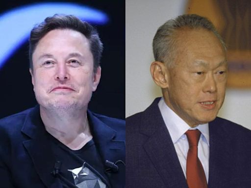 Elon Musk praises the first prime minister of Singapore as 'brilliant' in response to a glowing blog post about the country's airport