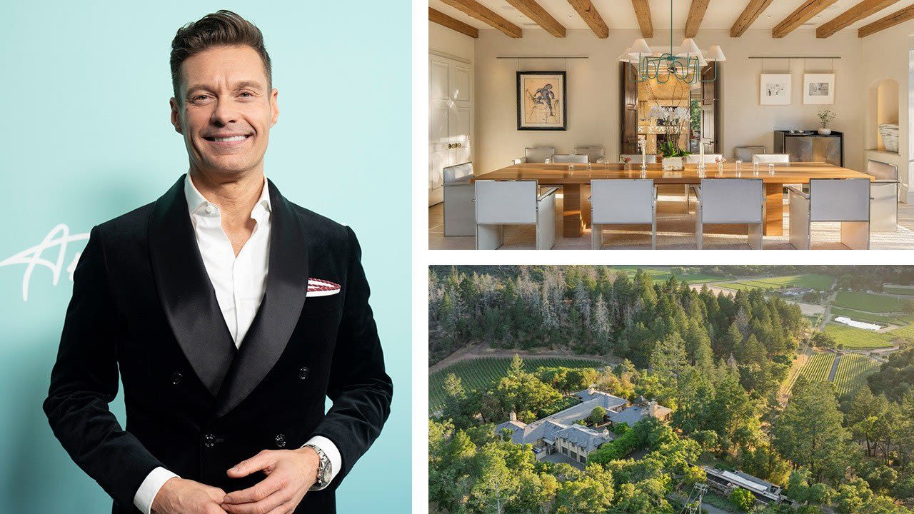 Ryan Seacrest Lists His Jaw-Dropping Napa Valley Estate for $22M