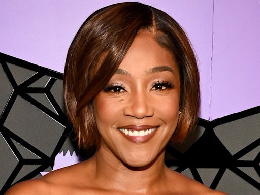 Tiffany Haddish sizzles in a strapless LBD as she hosts Impact Awards