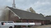 First Baptist Church Eustace burns, officials investigating