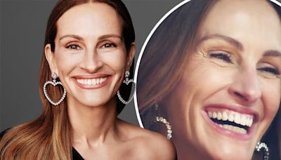 Julia Roberts, 56, flashes her Pretty Woman smile for jewelry shoot