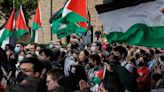 Hundreds of pro-Palestinian students walk out in protest at Stanford University graduation