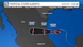 Tropical Storm Alberto forms in the Gulf of Mexico