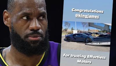 Dealer says he sold LeBron James a Bugatti. LeBron replies: 'LIARS!'