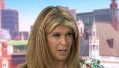 Kate Garraway caught using phone live on Good Morning Britain as she deals with 'home crisis'