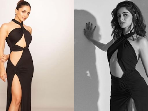 Kiara Advani and Ananya Panday fashion face-off: who styled black cut-out gown better?