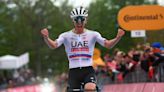 Tadej Pogačar Hits the Deck, But Still Wins Stage 2 of the Giro d’Italia