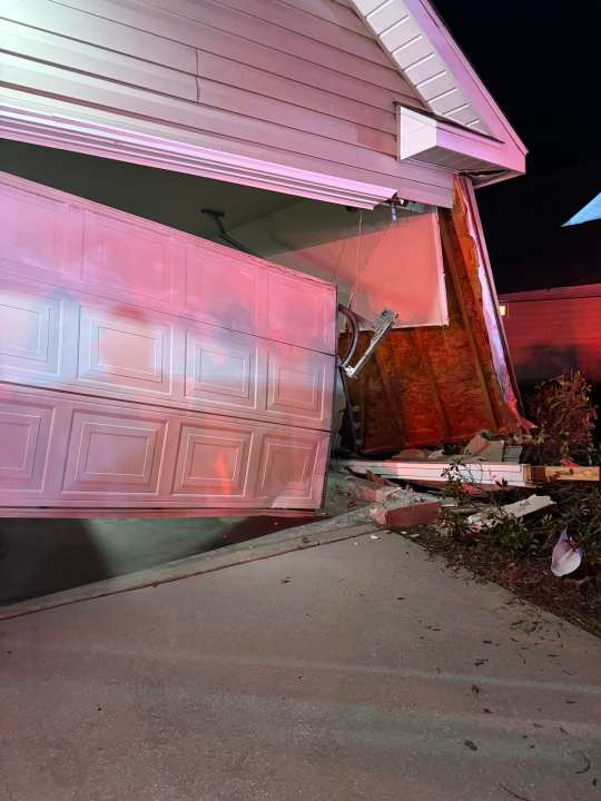 Socastee home damaged after vehicle strikes it