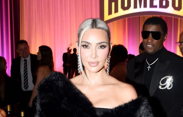 Kim Kardashian Goes Back to Blonde in Chic Gala Look