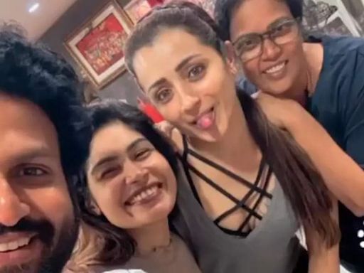 Trisha treats fans by revealing a surprise update from 'Thug Life' | Tamil Movie News - Times of India