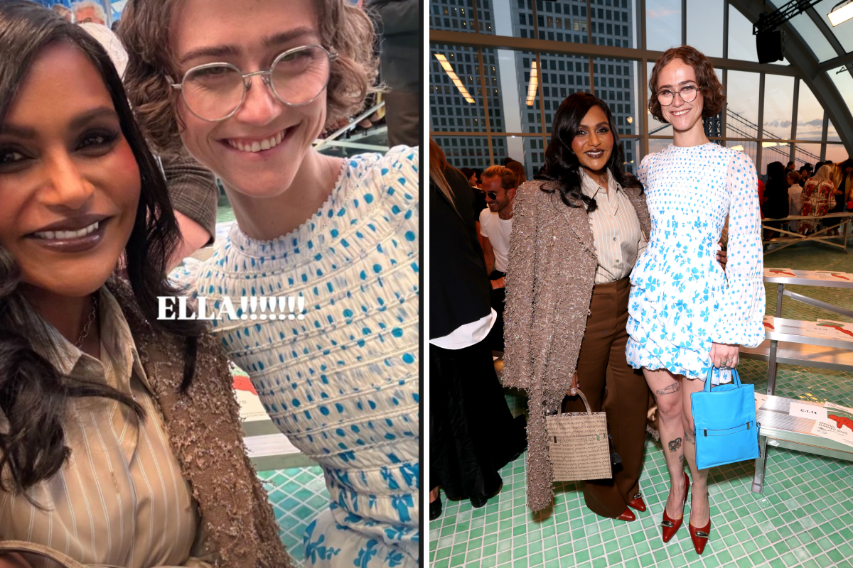 Mindy Kaling and Kamala Harris' stepdaughter's NYFW reunion after DNC