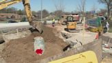 Progress in Idaho Ave. sinkhole repair, cause still unkown