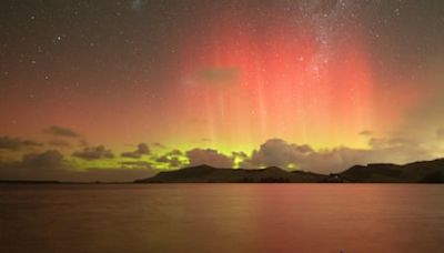 Technicolour skies glow across Australia and NZ as solar flares trigger aurora australis