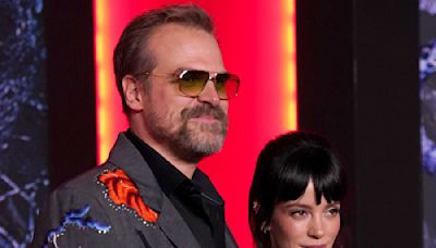 Lily Allen & David Harbour Squash Divorce Rumors With This Rare Red Carpet Moment