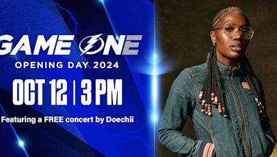 Platinum hip hop artist Doechii tapped to headline Lightning's GAME ONe Opening Day 2024 | Tampa Bay Lightning