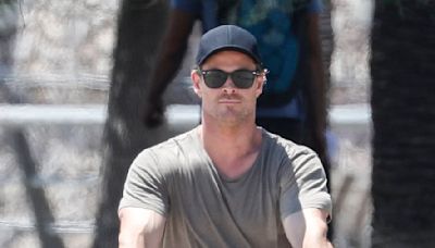 Chris Hemsworth and wife Elsa Pataky enjoy holiday in Barcelona