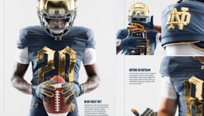 Notre Dame football reveals uniforms for 2024 Shamrock Series game