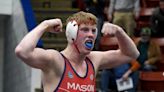 MHSAA wrestling quarterfinals: Kaleb Parrish's pin caps comeback win for Mason